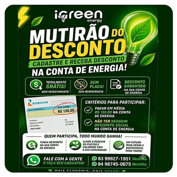 Mutirão do Desconto - iGreen Energy